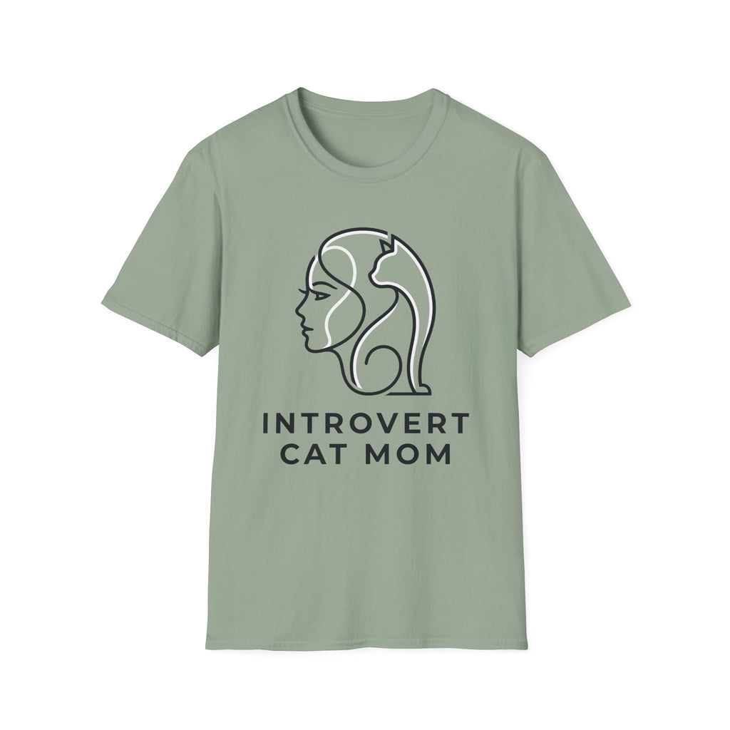 Introvert Cat Mom T-Shirt