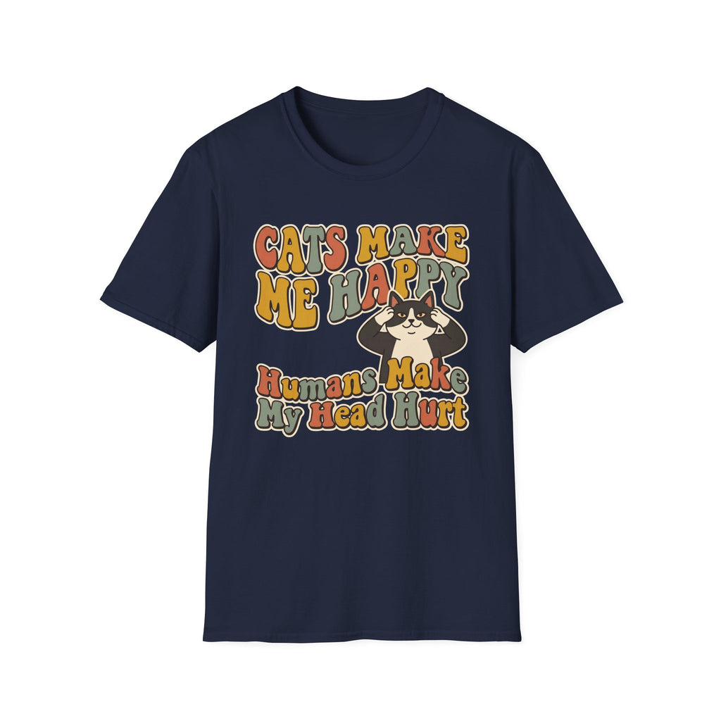 Cats Make Me Happy T-Shirt