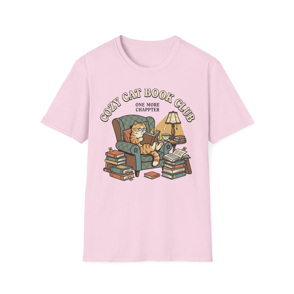 Cozy Cat Book Club T-Shirt