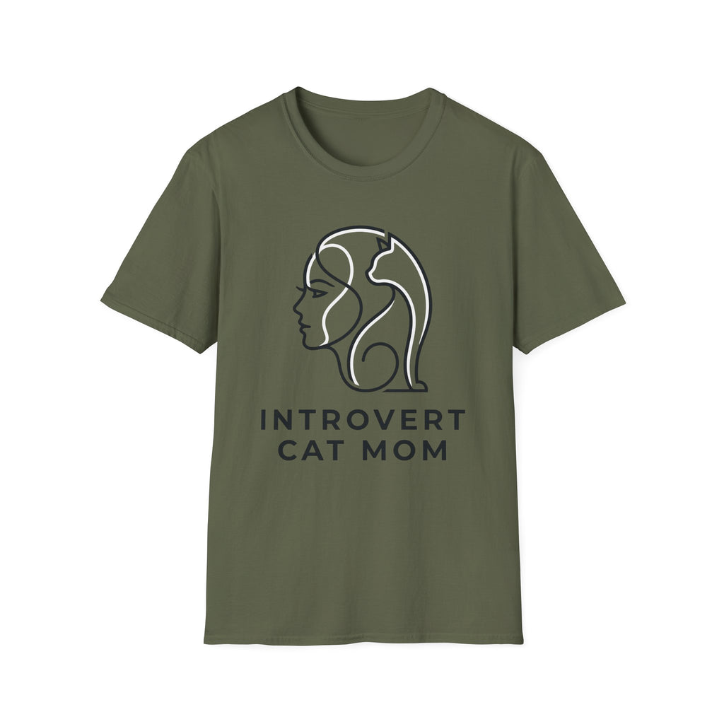 Introvert Cat Mom T-Shirt