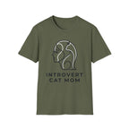 Introvert Cat Mom T-Shirt
