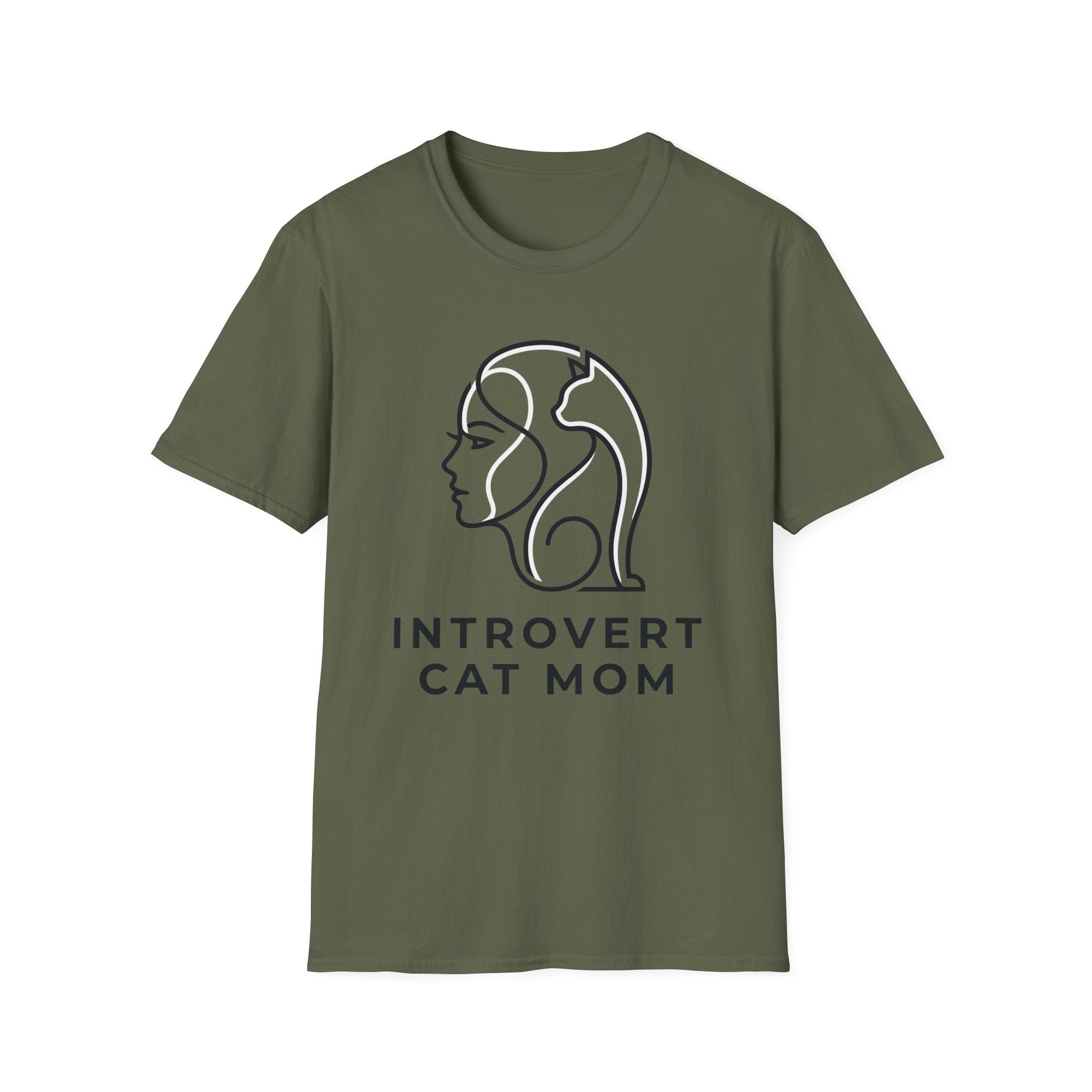 Introvert Cat Mom T-Shirt