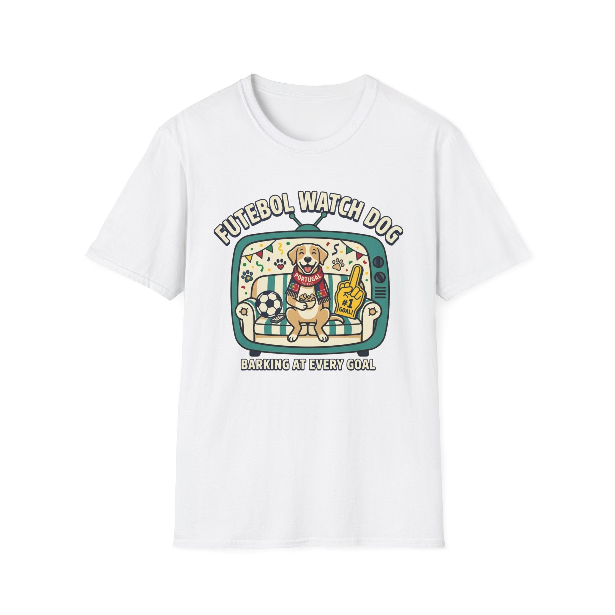 Football Watch Dog T-Shirt