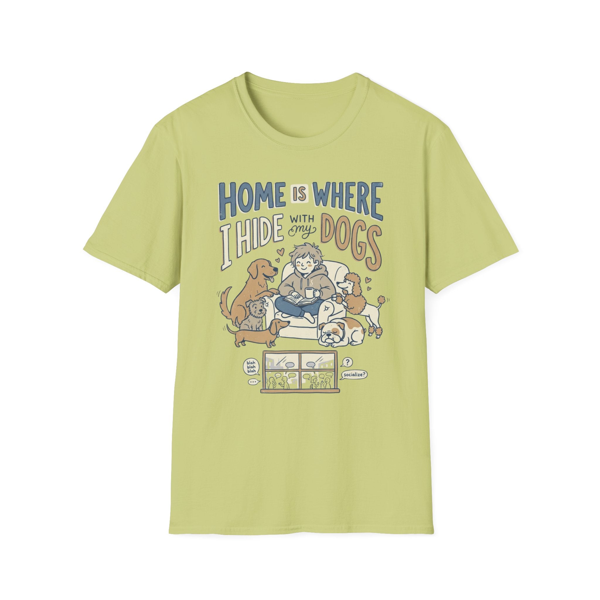 Hiding Home With Dogs T-Shirt
