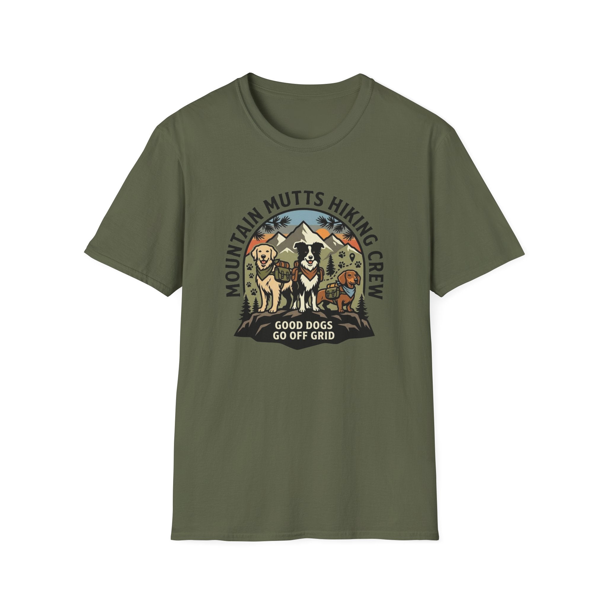 Mountain Mutts Hiking Crew T-Shirt