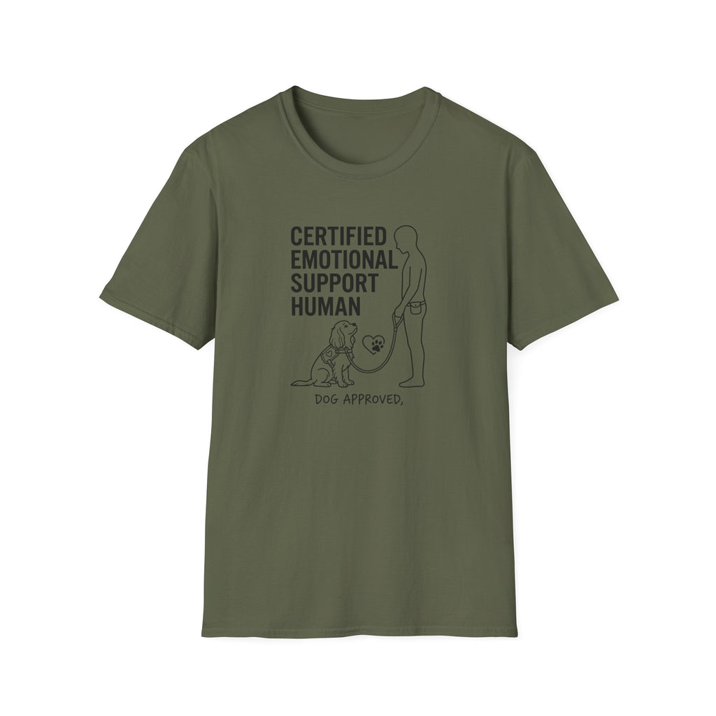 Certified Emotional Support Human T-Shirt
