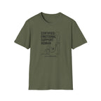 Certified Emotional Support Human T-Shirt