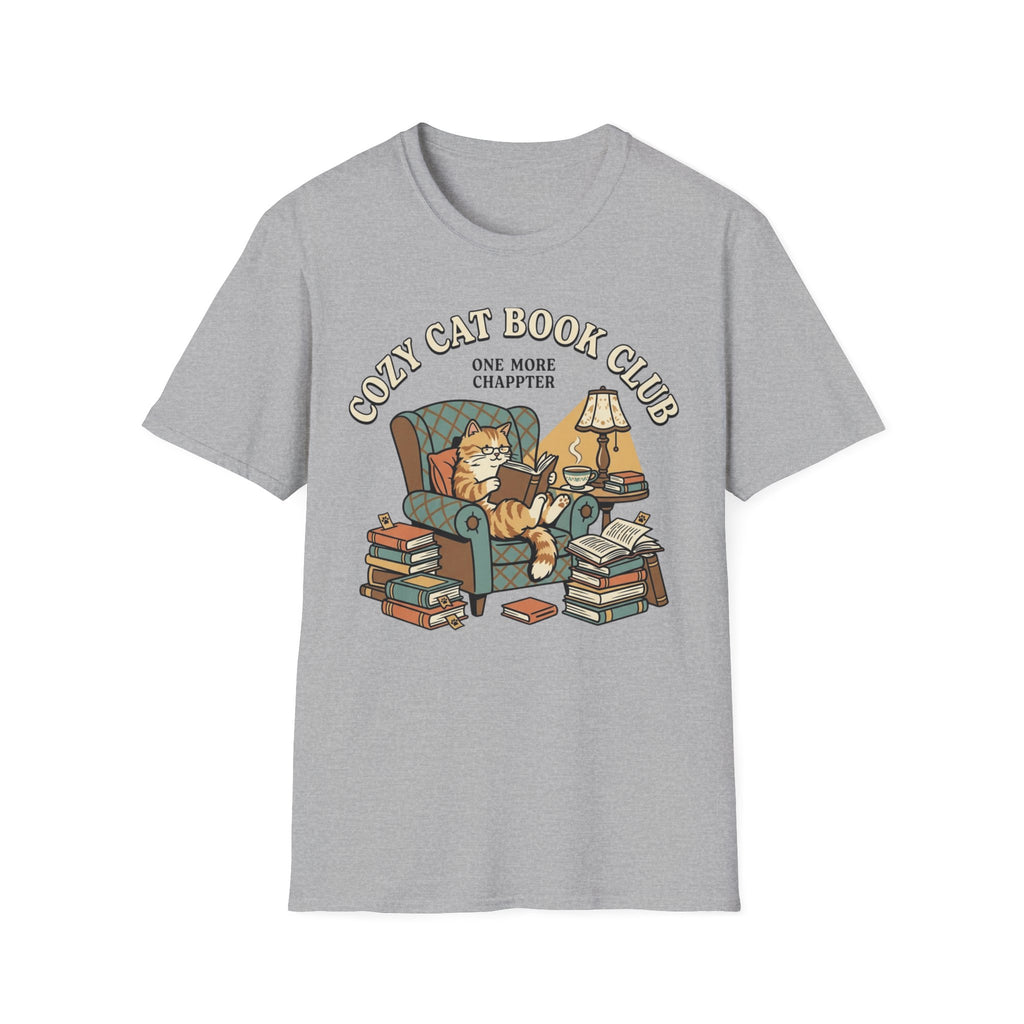 Cozy Cat Book Club T-Shirt