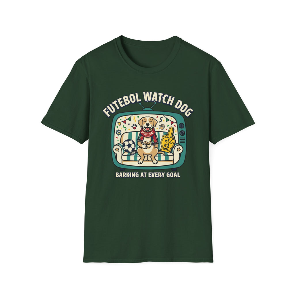 Football Watch Dog T-Shirt