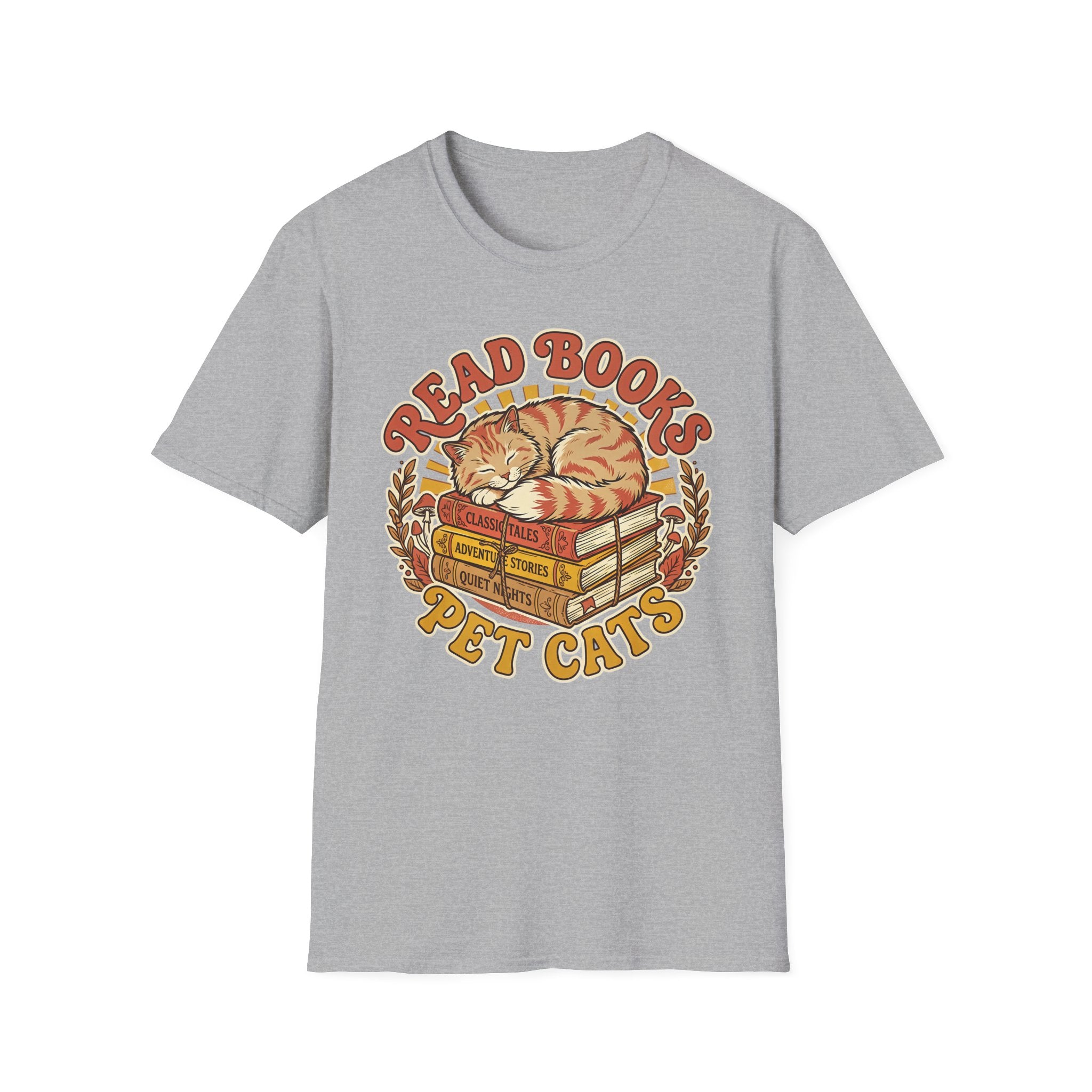 Read Books Pet Cats T-Shirt