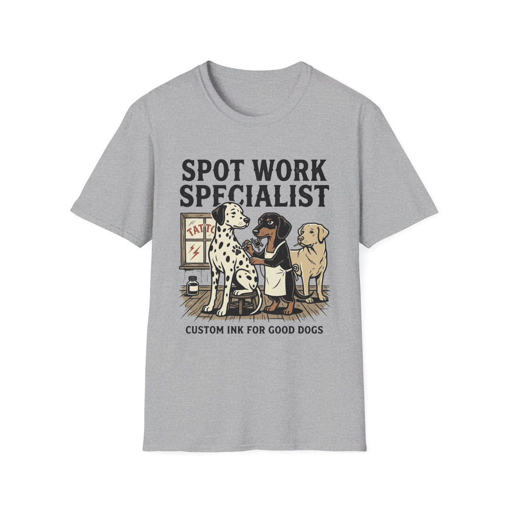 T-shirt with Dog Tattoo
