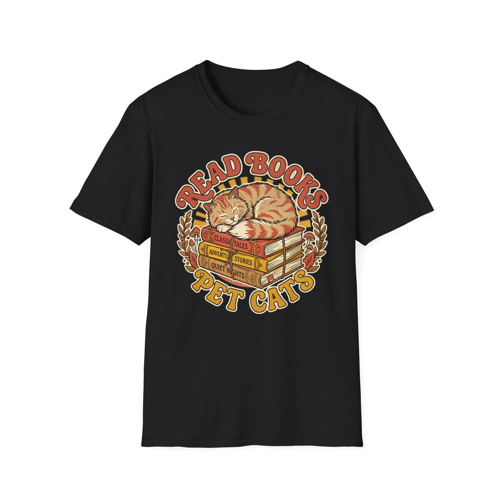 Read Books Pet Cats T-Shirt