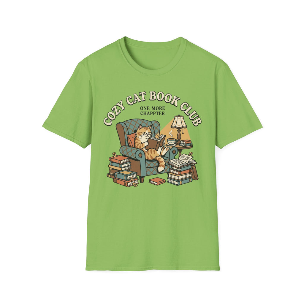 Cozy Cat Book Club T-Shirt