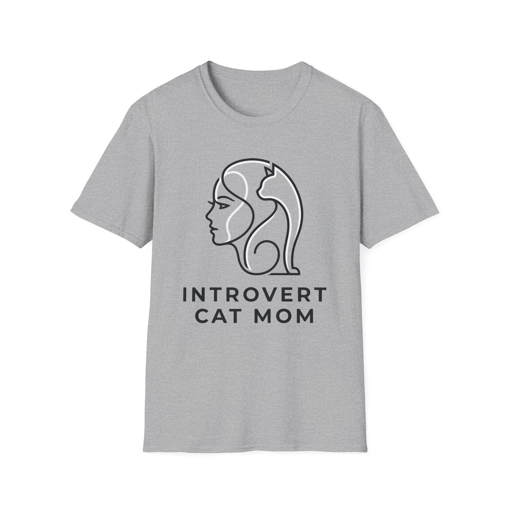 Introvert Cat Mom T-Shirt