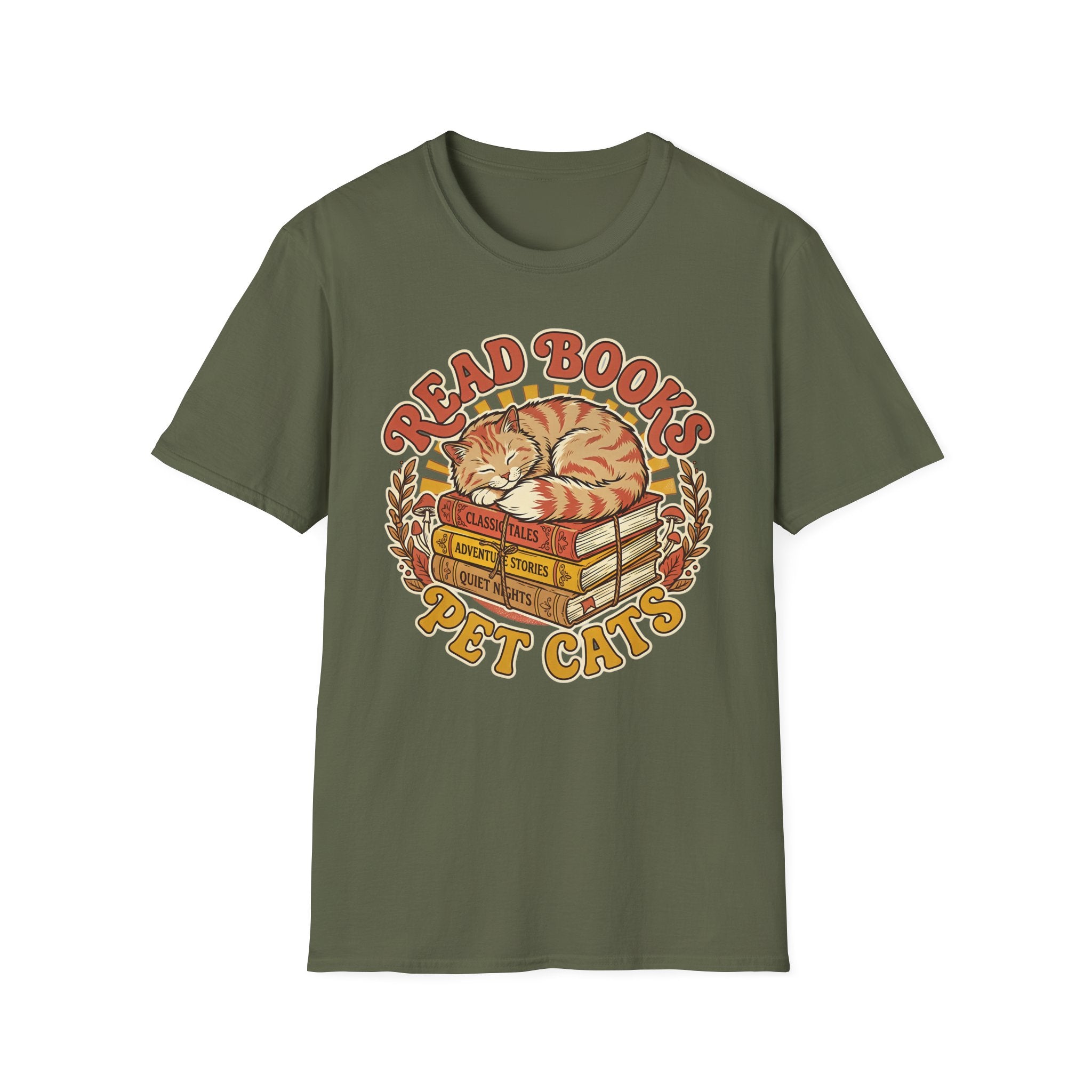 Read Books Pet Cats T-Shirt
