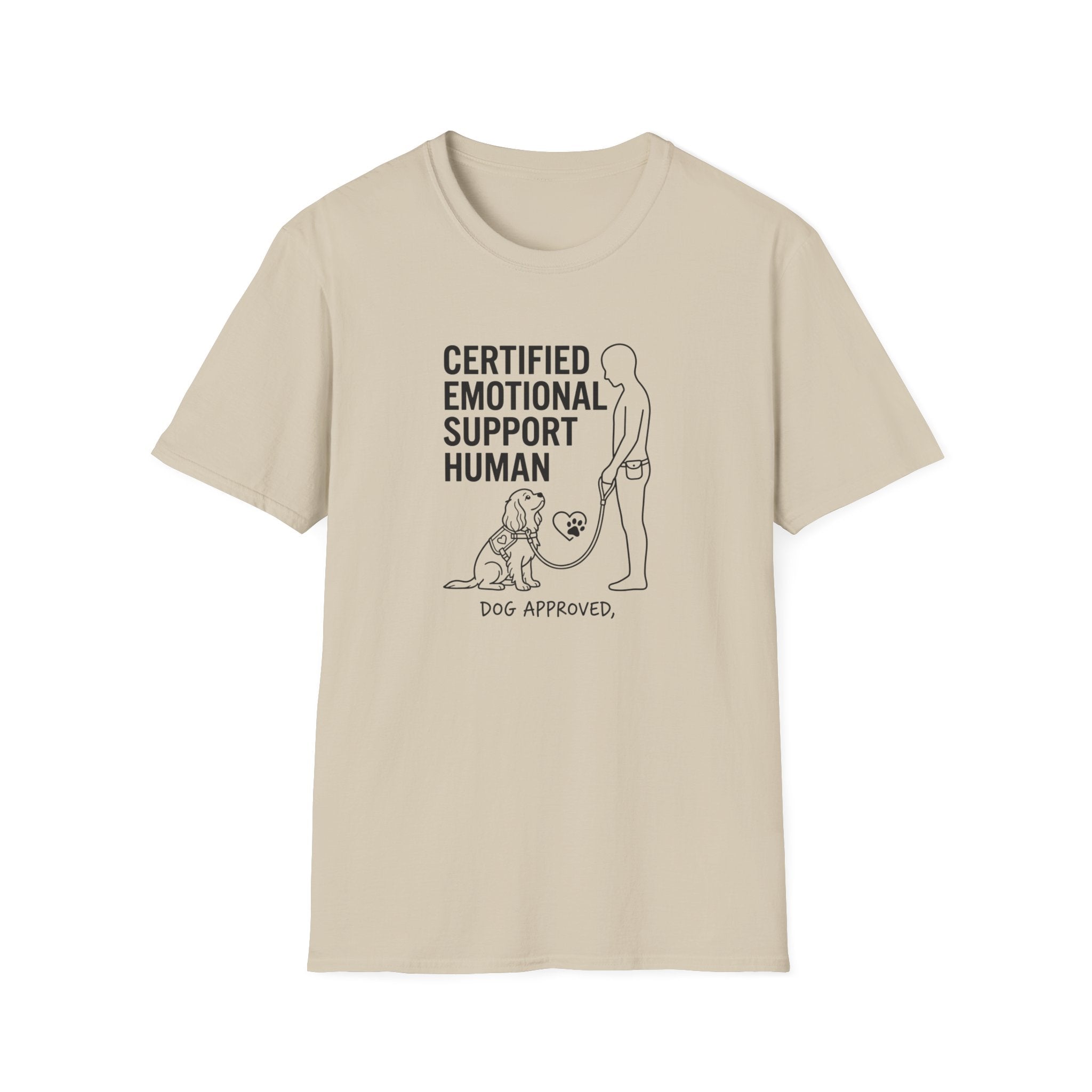 Certified Emotional Support Human T-Shirt