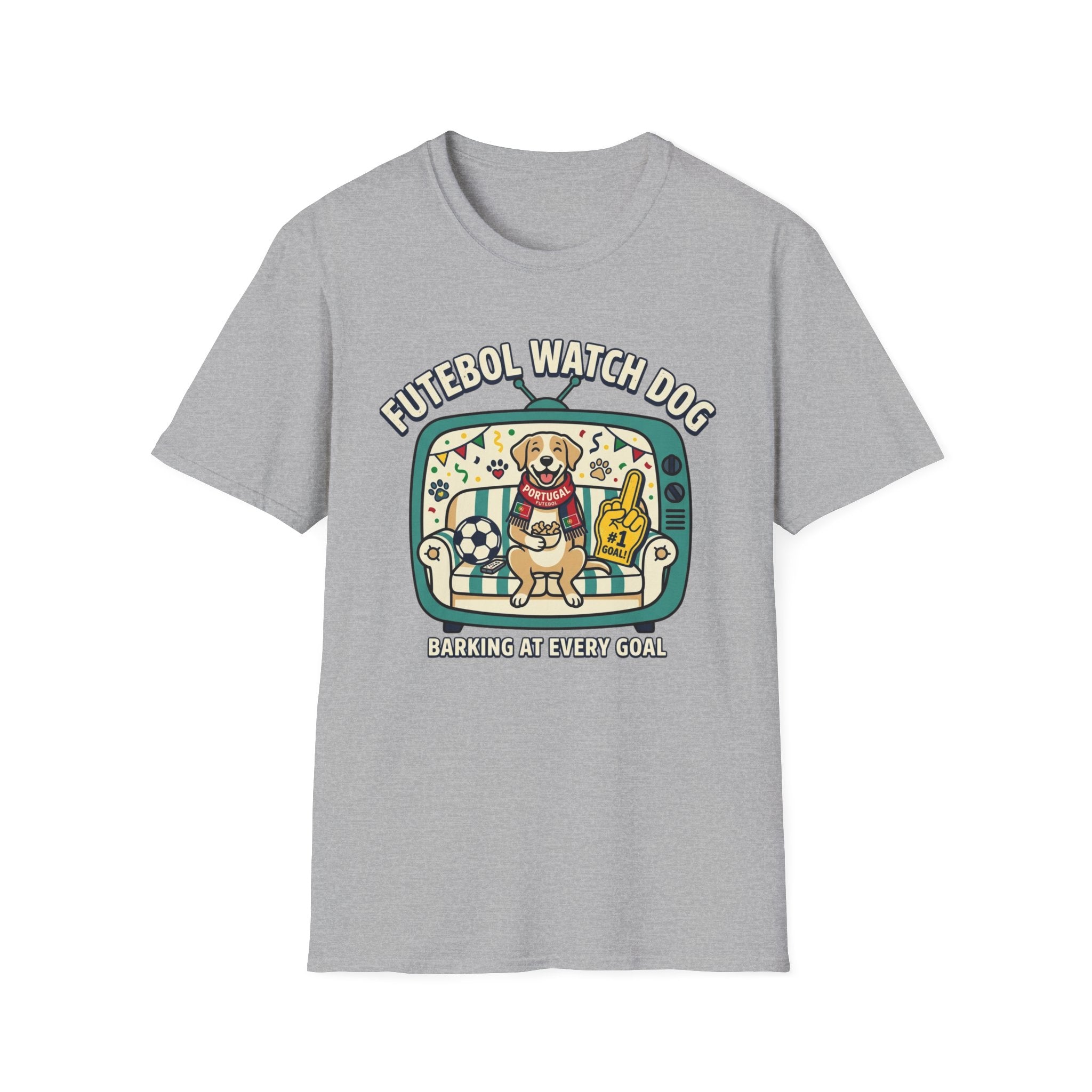 Football Watch Dog T-Shirt