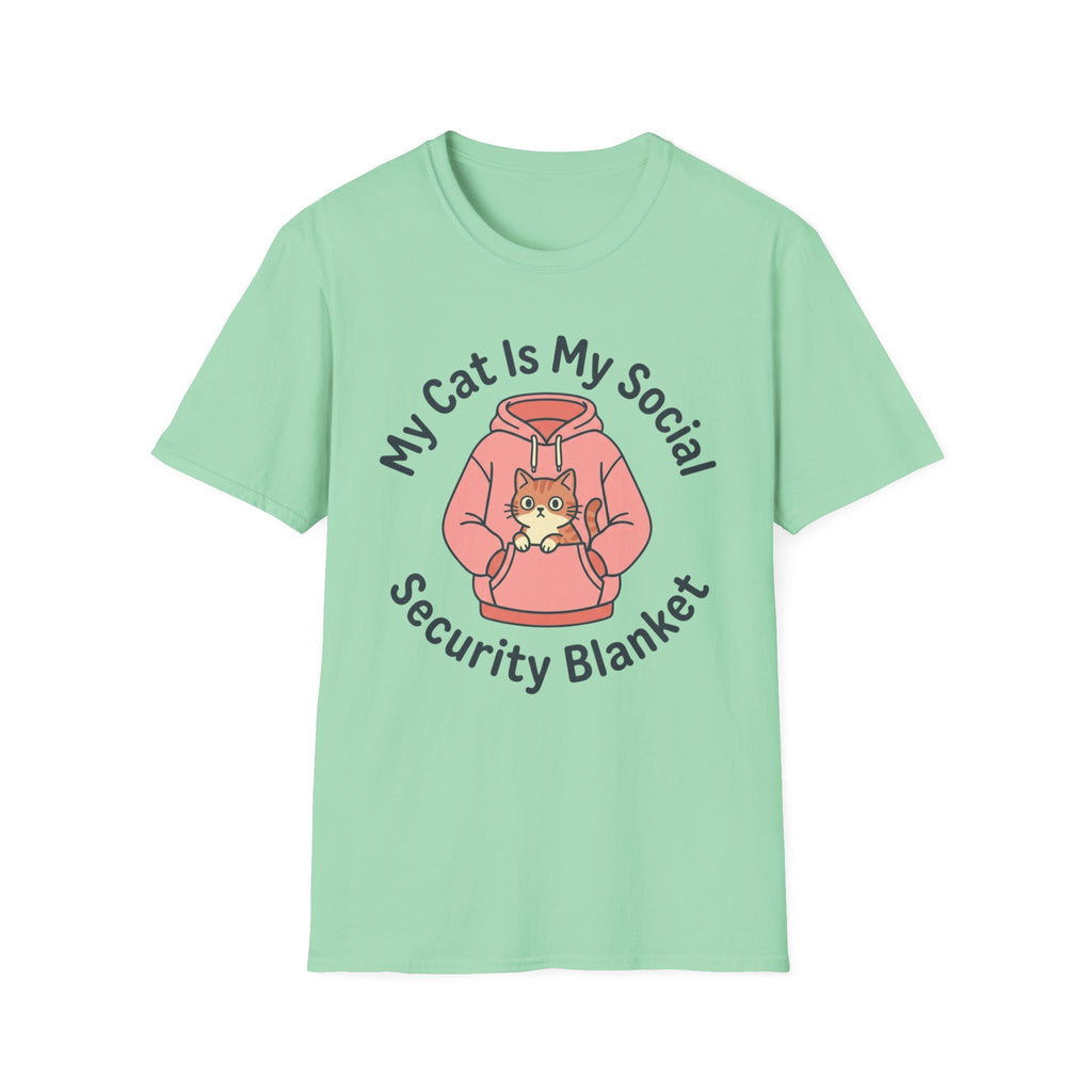 Cat Social Blanket T-Shirt