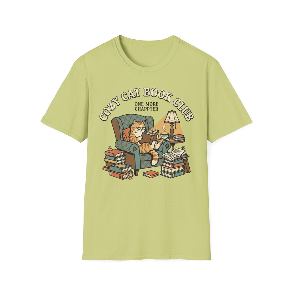Cozy Cat Book Club T-Shirt