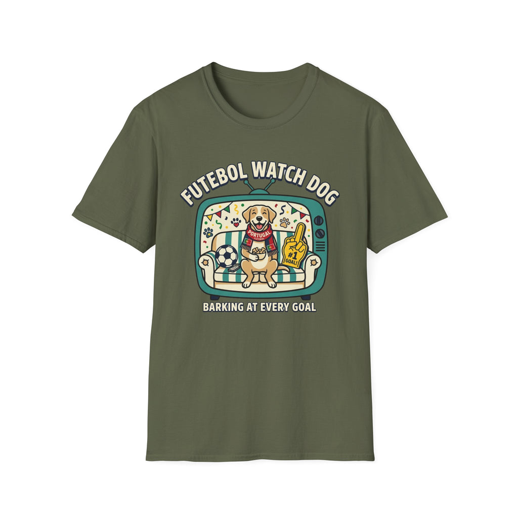 Football Watch Dog T-Shirt