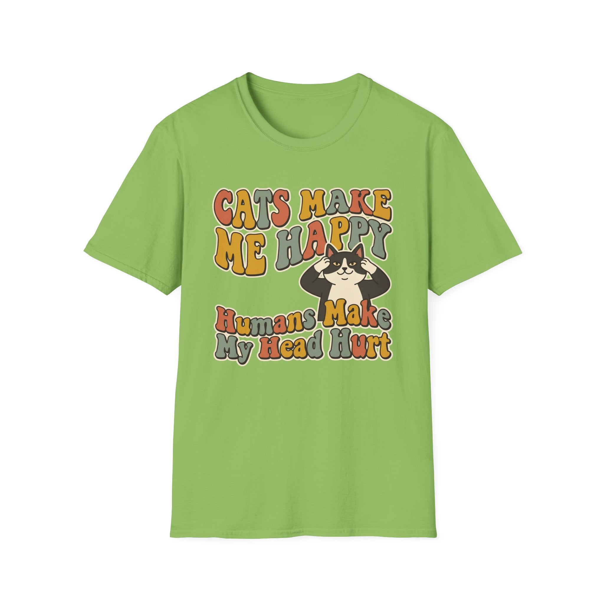 Cats Make Me Happy T-Shirt