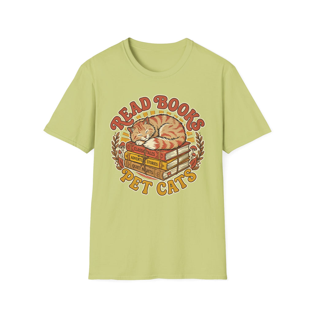 Read Books Pet Cats T-Shirt