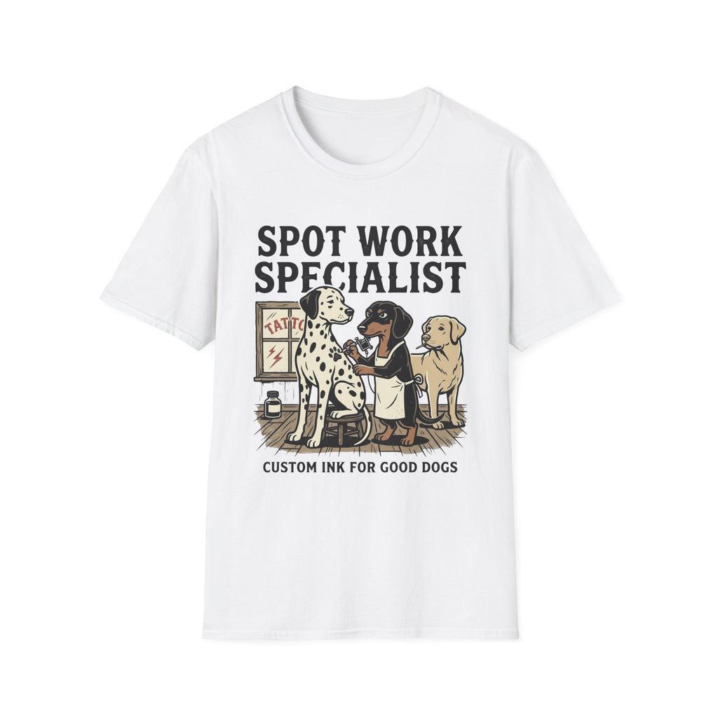 T-shirt with Dog Tattoo