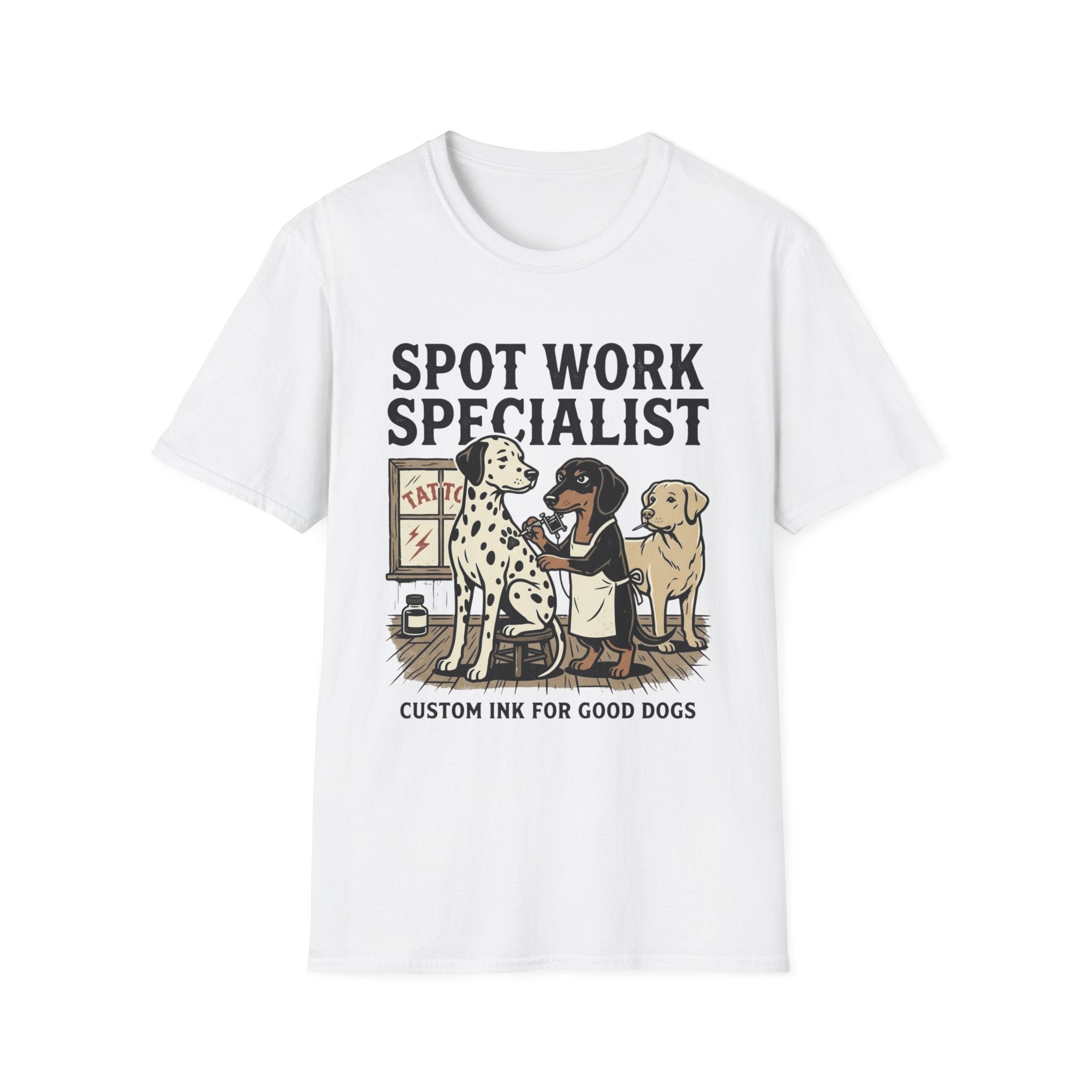 T-shirt with Dog Tattoo