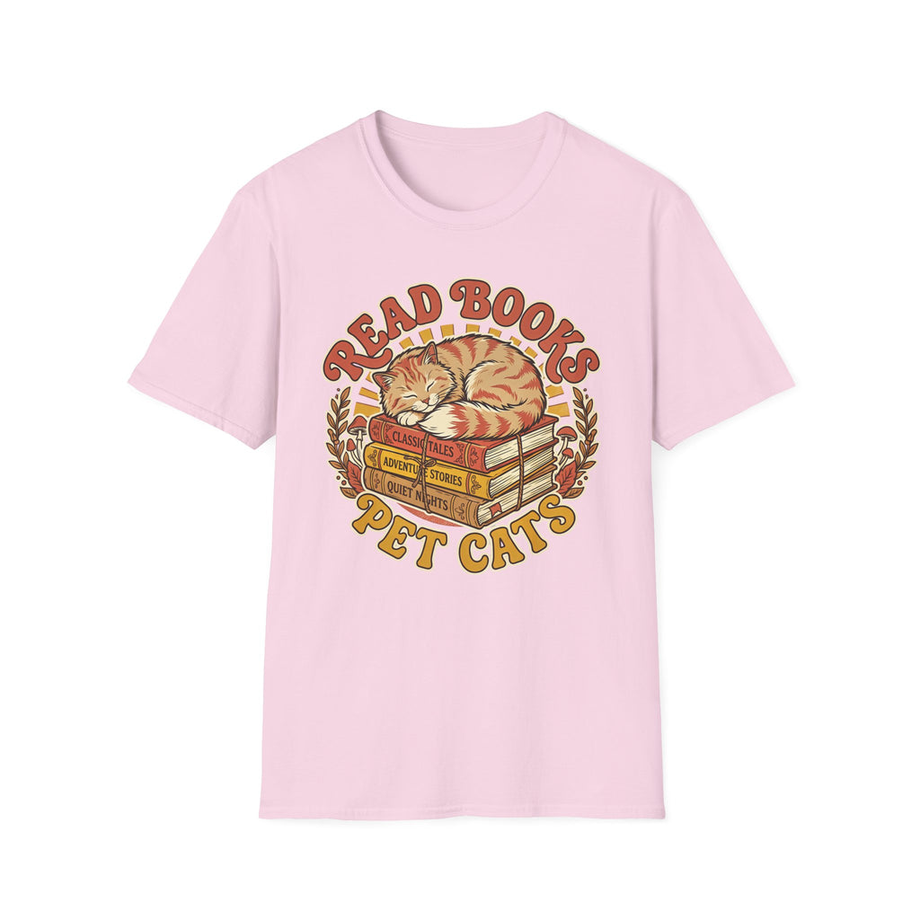 Read Books Pet Cats T-Shirt