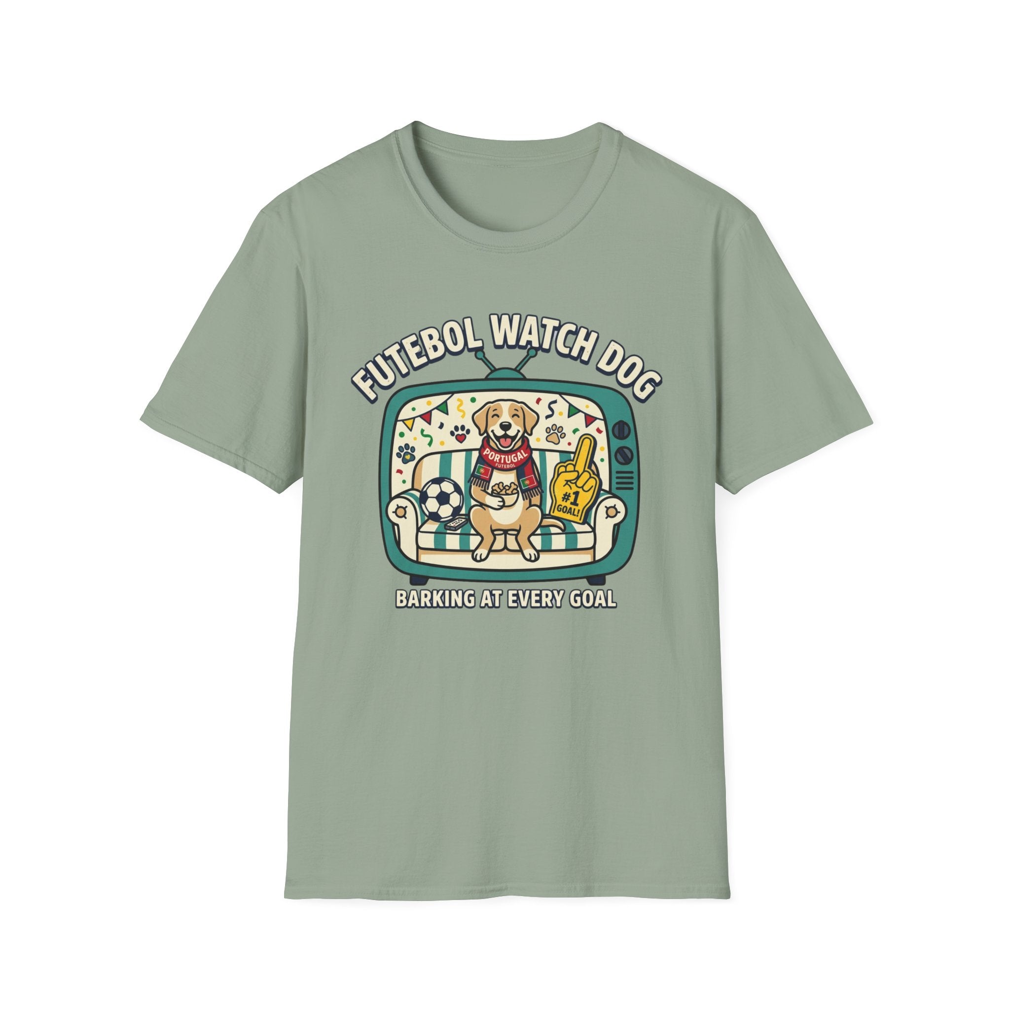 Football Watch Dog T-Shirt